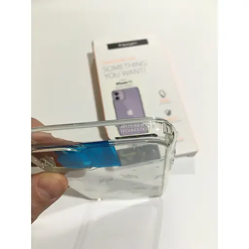Прозрачный противоударный чехол Spigen Ultra Hybrid Crystal для iPhone 11 (6.1") Clear 076CS27185 - фото 8