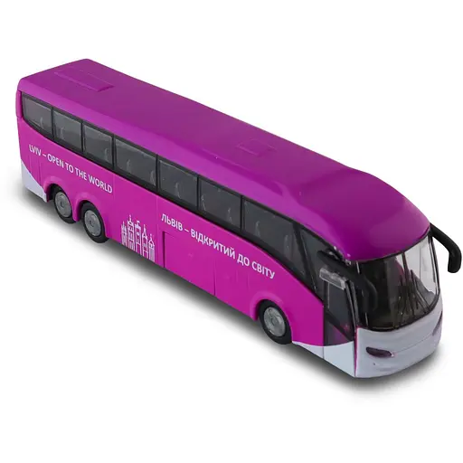 Машинка TechnoDrive Автобус Львів зі світлом та звуком (510432.270) - фото 6