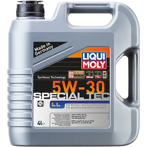 Олива моторна Liqui Moly Special Tec Ll 5W-30, 4 л (7654-2339)