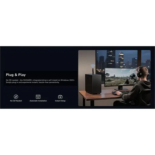 WiFi-адаптер Cudy WiFi WU5400, AX5400 Tri-Band Wi-Fi 6 / 6E (WU5400) - фото 7