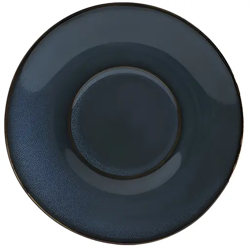 Блюдце МВМ My Home Фьорд 15 см глубокий синий KP-135 DEEP BLUE)