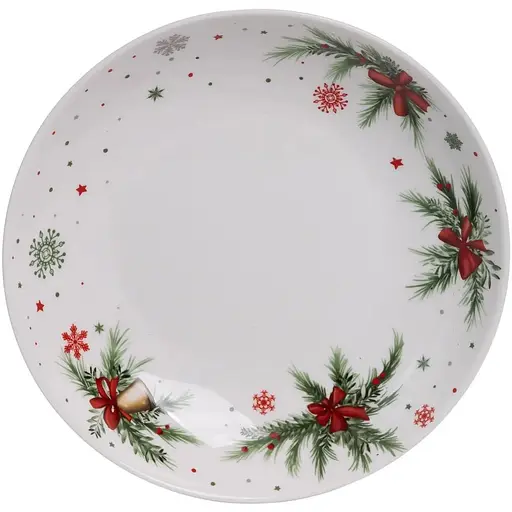 Тарілка супова Christmas Tree 23 см прцелянова Yiwu SG-32-2