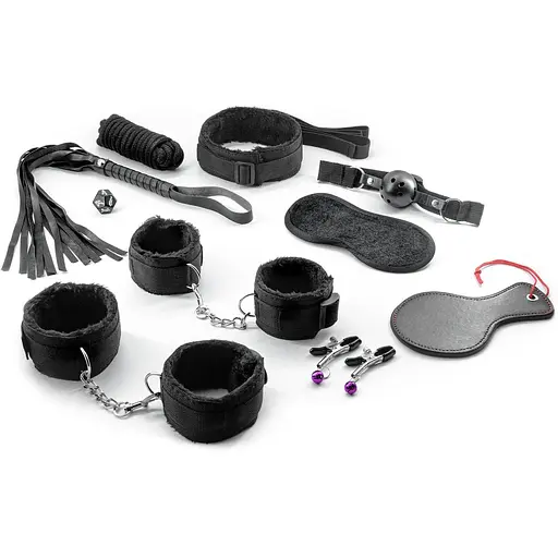 BDSM набір Crushious Master Cummander 11 шт (чорний)