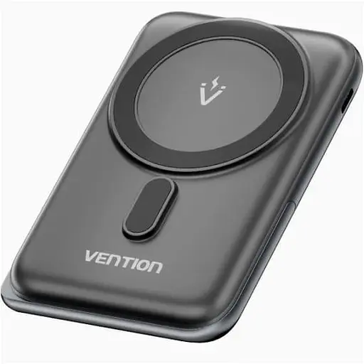 Павербанк Vention Magnetic Wireless Black 10 000 mAh / 20 Вт (FHNB0) - фото 1