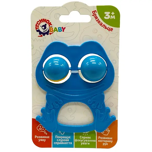 Дитяче брязкальце "Жаба" 9338TXK-7 синій