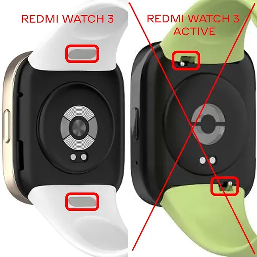 Ремешок DK для Xiaomi Redmi Watch 3 Silicone Sport Band Nike (black / grey) - фото 3