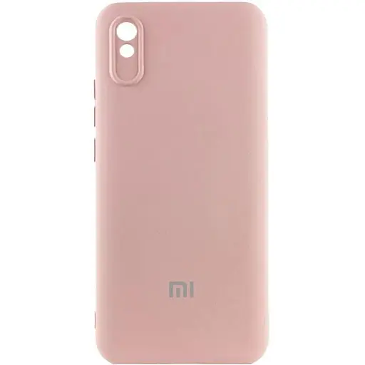 Чохол Lakshmi Silicone Cover Full Camera (AAA) with Logo для Xiaomi Redmi 9A Рожевий / Pink Sand