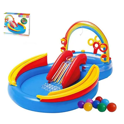 Детский игровой центр Intex 57453 Радуга 297 х 193 х 135 см 428 л
