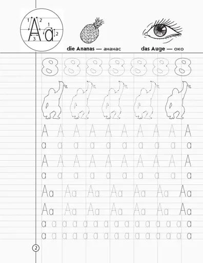 Німецька мова. Зошит-шаблон 1-2 клас - фото 3