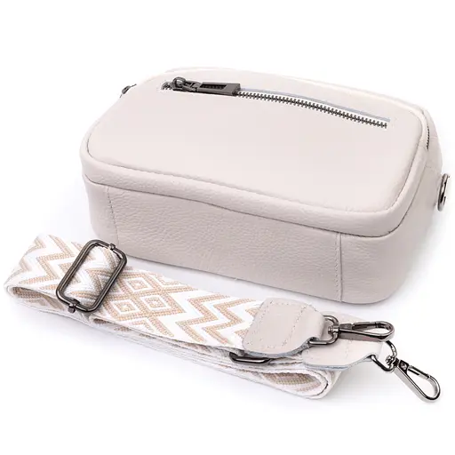 Кожаная женская сумка Vintage 21х14х8 см sum0026590 - фото 8