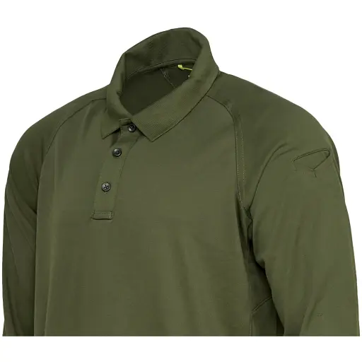 Рубашка поло First Tactical Performance Long Sleeve Polo XL Зеленый - фото 3