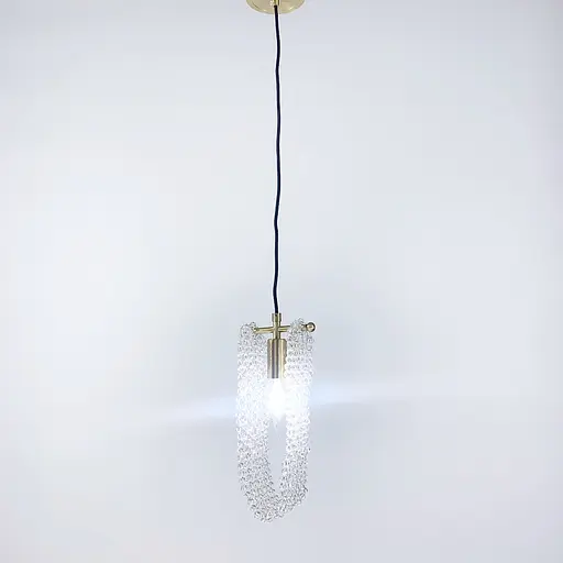 Подвесной светильник с хрустальными бусинами | Line F | Арт. SGA10/1 - фото 2