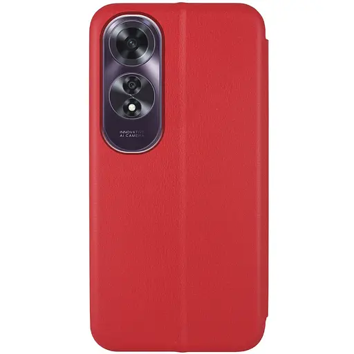 Шкіряний чохол-книжка Classy для Oppo A60 4G Червоний - фото 2