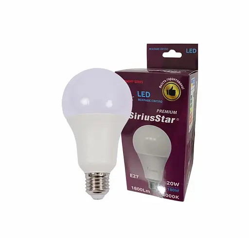 Світлодіодна лампа SIRIUSSTAR 3110 А80 20W-4000K-E27