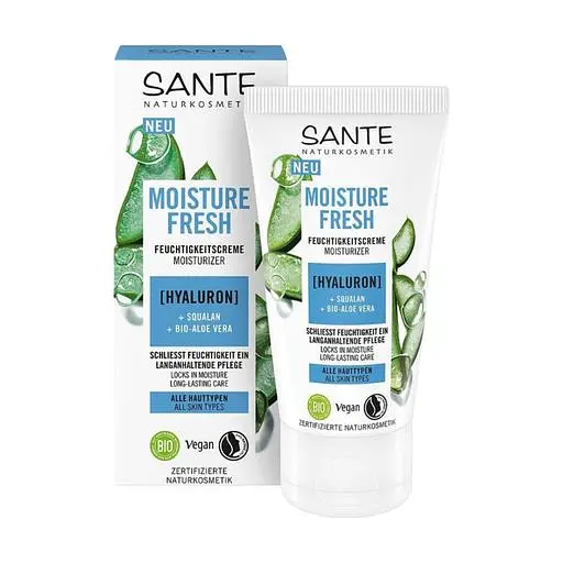 БИО-Крем Moisture Fresh для увлажнения лица с гиалуроновой кислотой и алоэ SANTE 50 мл - фото 1