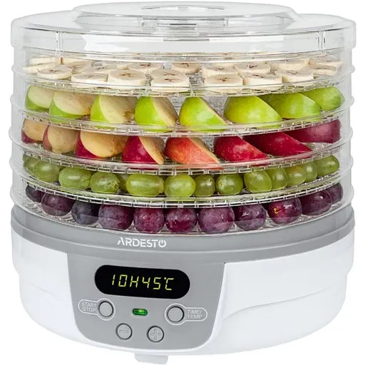 Сушарка Ardesto для продуктів FDB-5321T 250 Вт/5 піддонів білий