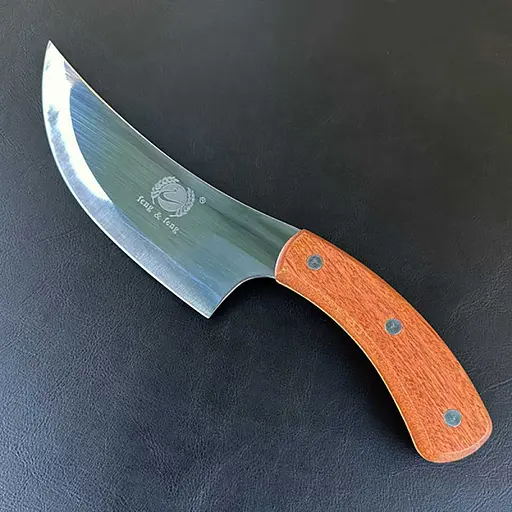 Обвалочный нож для мяса Satori из нержавеющей стали с деревянной рукояткой 26.5 см, Kitchen Master 87651 - фото 7