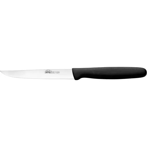 Нож кухонный Due Cigni Steak 110 мм черный
