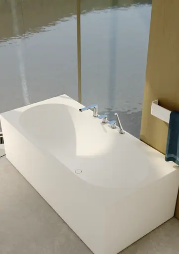 Змішувач для ванни Kohlman Wexpo хром на борт ванни QB244W Хром - фото 4