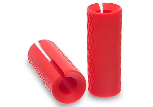 Расширители грифа EasyFit 12,7 х 5,5 см (2 шт) красные (EF-11791) - фото 1