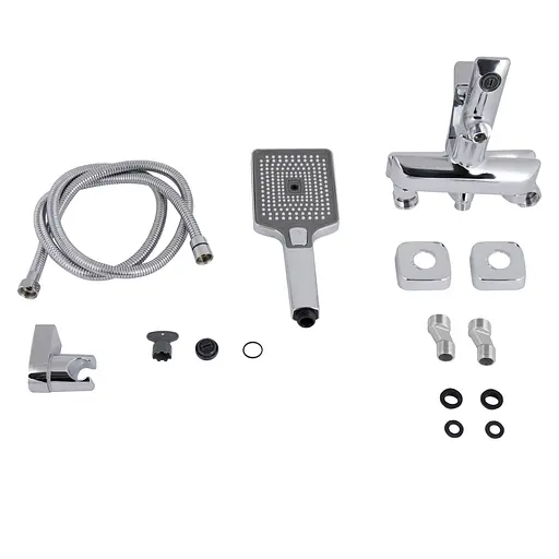 Смеситель для ванны Qtap Presto (c душевым гарнитуром) QTPRE259CRM45574 Chrome - фото 6