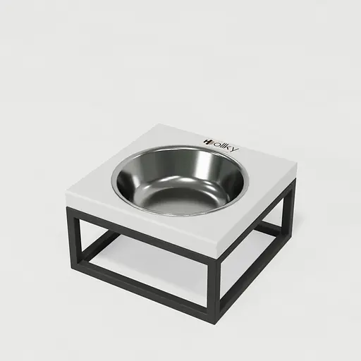 Hollky Base Solo S — миска на підставці для котів і маленьких собак (1 × 0,45 л) - фото 2