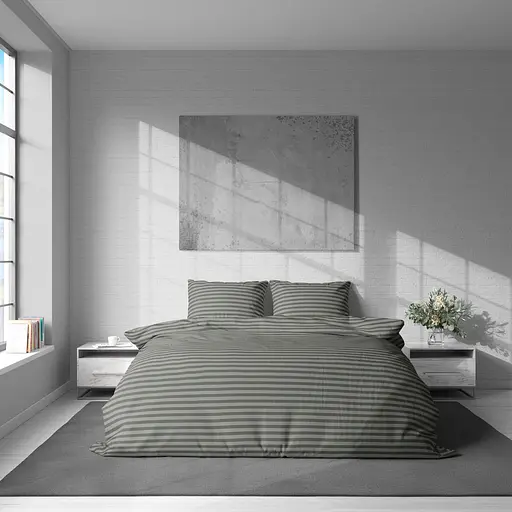 Комплект постільної білизни LeLit Двоспальний 180х215 см бязь B-1226/1 кавовий (le2000000335537) - фото 2