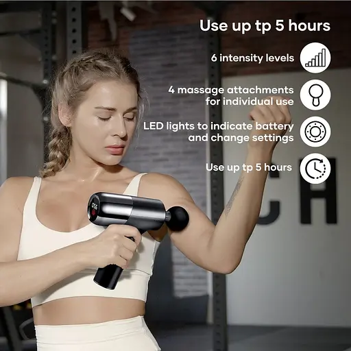 Перкуссионный массажер Naipo NP-MG02 [149808] - фото 13