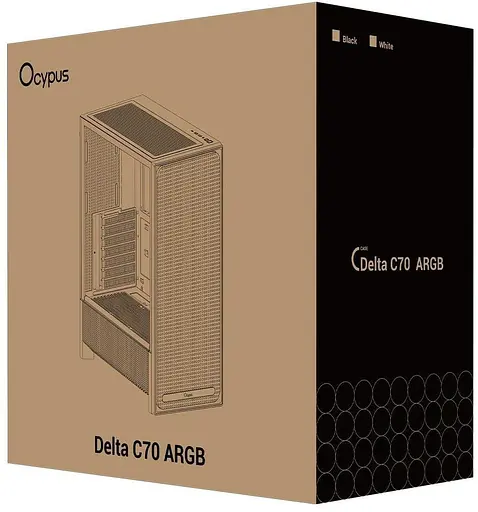 Корпус Ocypus DELTA C70 BK ARGB (DELTA-C70-BKG400XX-GL) - фото 11