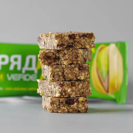 Батончик Verde Зарядись Омега-3 і фісташка 30 г - фото 2