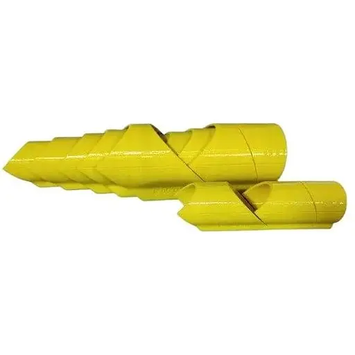 Шаблон для підрізання ізоляції труб 20-40 мм (45°/90°)".№ 1 теплоізоляція 18х6 - фото 1