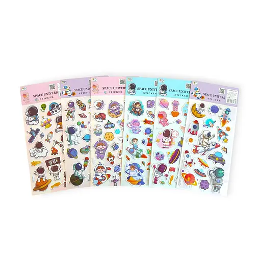 Наліпки дитячі 6 дизайнів 12 шт. (762862ML) - фото 2