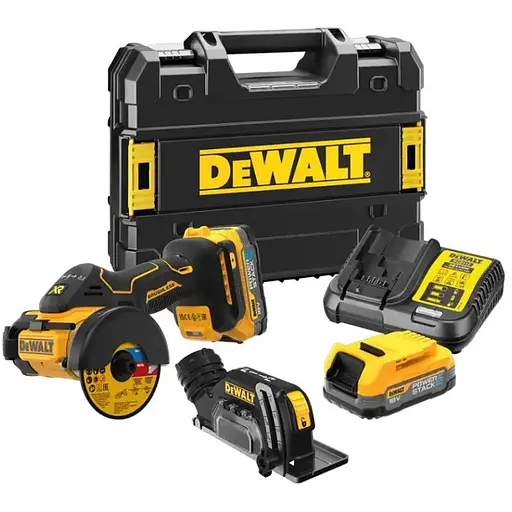 Пила дискова акумуляторна DeWalt з АКБ та ЗП DCS438E2T - фото 1
