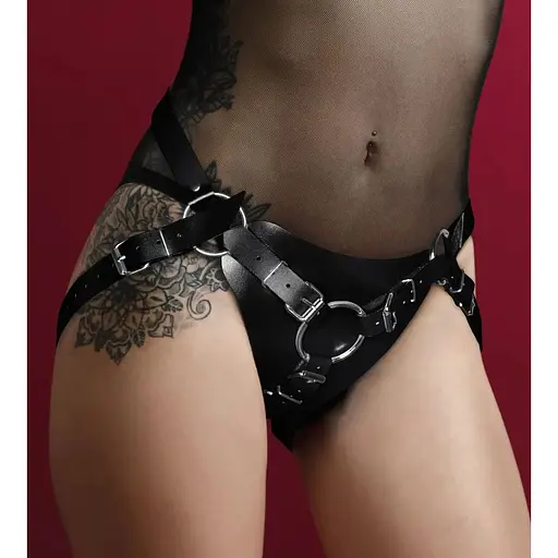 Труси для страпона Feral Feelings Strap-on Harness Black - фото 3