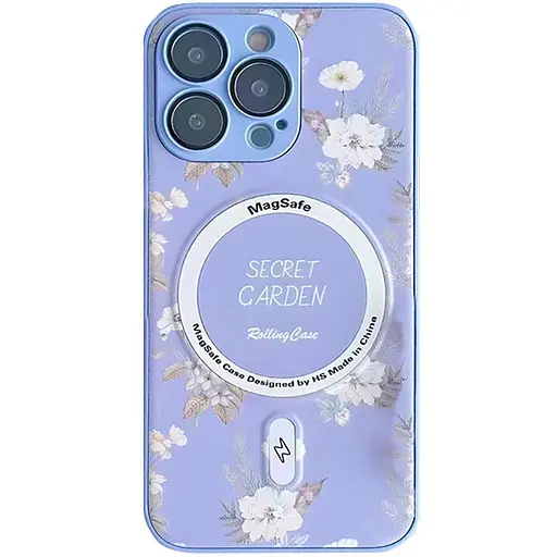 Чохол Epik TPU+PC Secret Garden with MagSafe для Apple iPhone 16 Pro 6.3 Lilac - фото 1