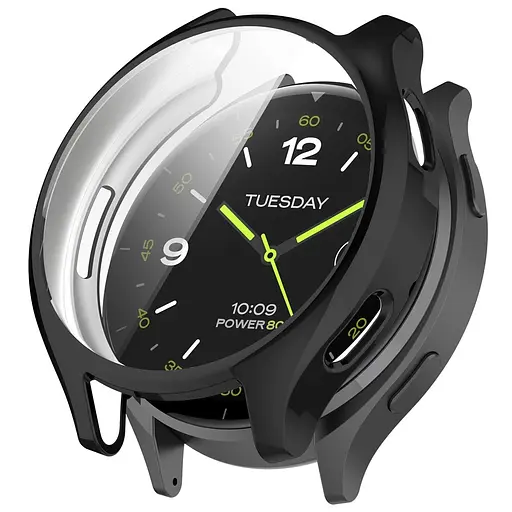Комплект Tamister для годинника Xiaomi Watch 2 чорний (чохол + силіконовий ремінець 22 мм) - фото 3