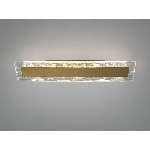 Настінний LED бра-планка Romin бронза 20 Вт мінімалізм - фото 1