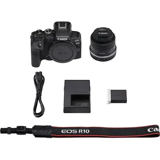 Бездзеркальний фотоапарат Canon EOS R10 Kit RF-S 18-45 mm f4.5-6.3 IS STM (5331C047) [87257] - фото 11