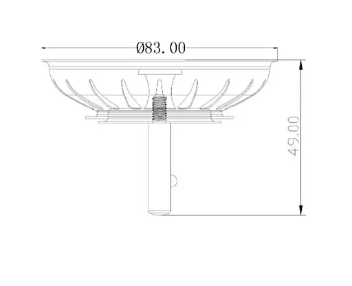 Сеточка из нерж. стали под выпуск 110мм - фото 3