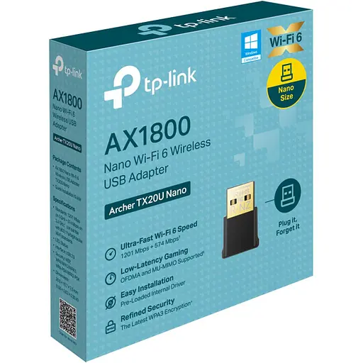 Wi-Fi адаптер TP-Link Archer TX20U Nano [136837] - фото 3
