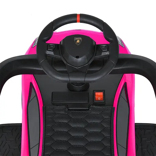 Каталка-толокарь Bambi Lamborghini с музыкой и светом розовый - фото 5