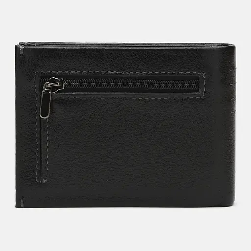 Кошелек мужской кожаный на магните Ricco Grande 555a-8 черный - фото 3