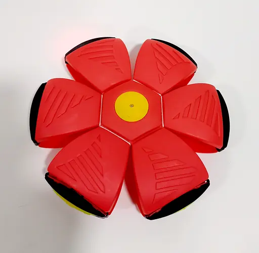 Літаючий м'яч-фрісбі, трансформер M12081, у коробці (6900077120813) Червоний - фото 1