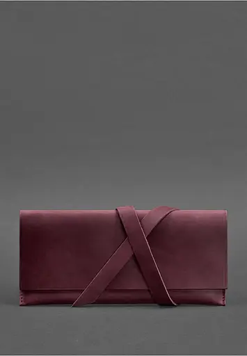 Кожаный тревел-кейс Voyager 1.0 бордовый Crazy Horse - фото 2