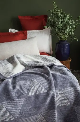 Плед Ardesto Leonardo Геометрія 150х200 см сірий (ART0414LT) - фото 2