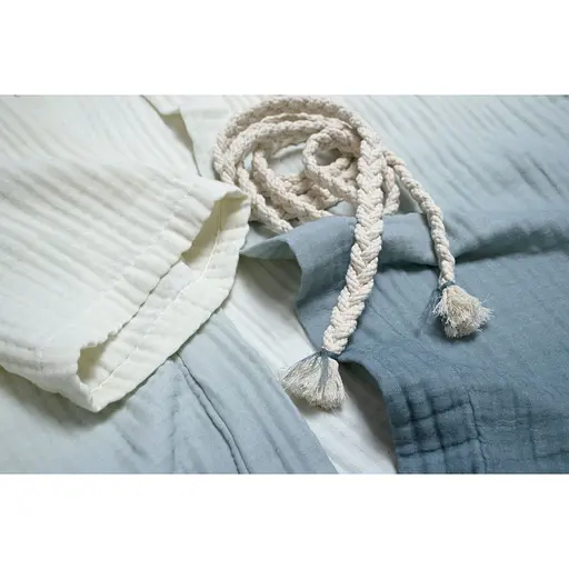 Халат Lotus Home Nitra muslin blue S/M (svt-2000022351027) - фото 4