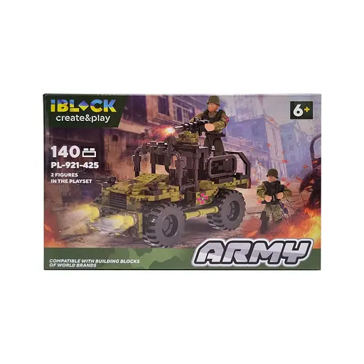 Конструктор IBLOCK Армія, PL-921-425, 83-140 деталей, (В асортименті) - фото 4