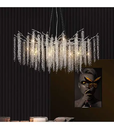 Люстра Romin 8011-800 silver L (хром) - фото 1