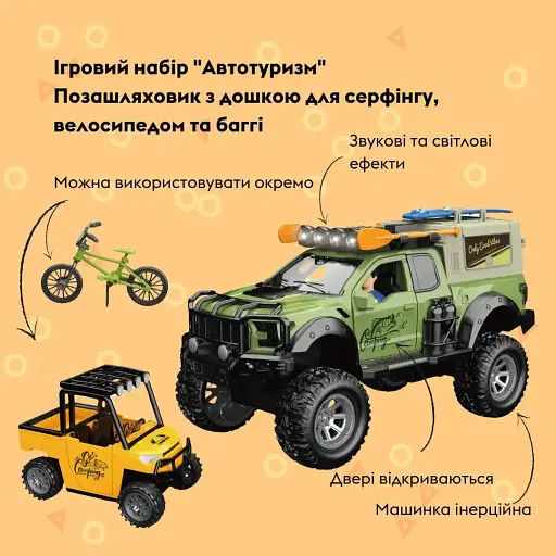 Игровой набор Otamanko Внедорожник с доской для серфинга (5320297) - фото 3