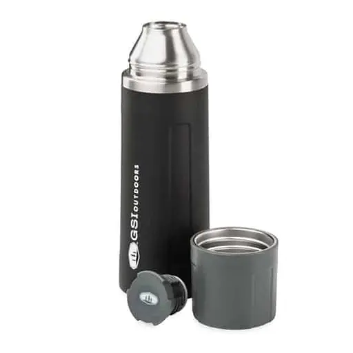 Термос GSI Outdoors Glacier Stainless 1 L Vacuum Bottle Черный (1099-67475) - фото 4